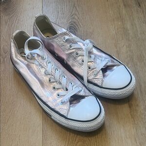 Converse Metallic Pink Sneakers